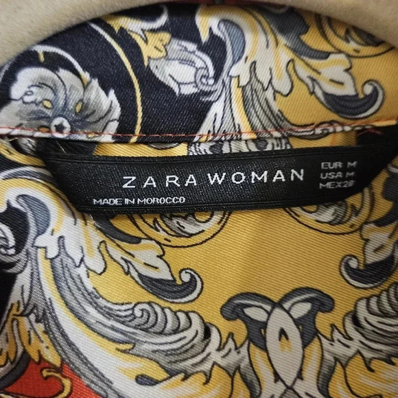 Zara Button Front Blouse - Picture 3 of 5